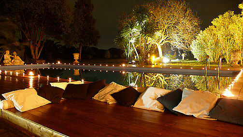 Rome luxury villas pool for parties and weddings
