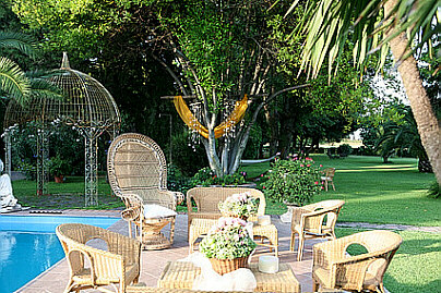 Rome villas with pool for parties