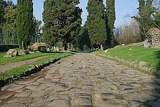 ancient rome roads
