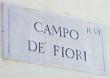 Rome Campo de' Fiori marble slab